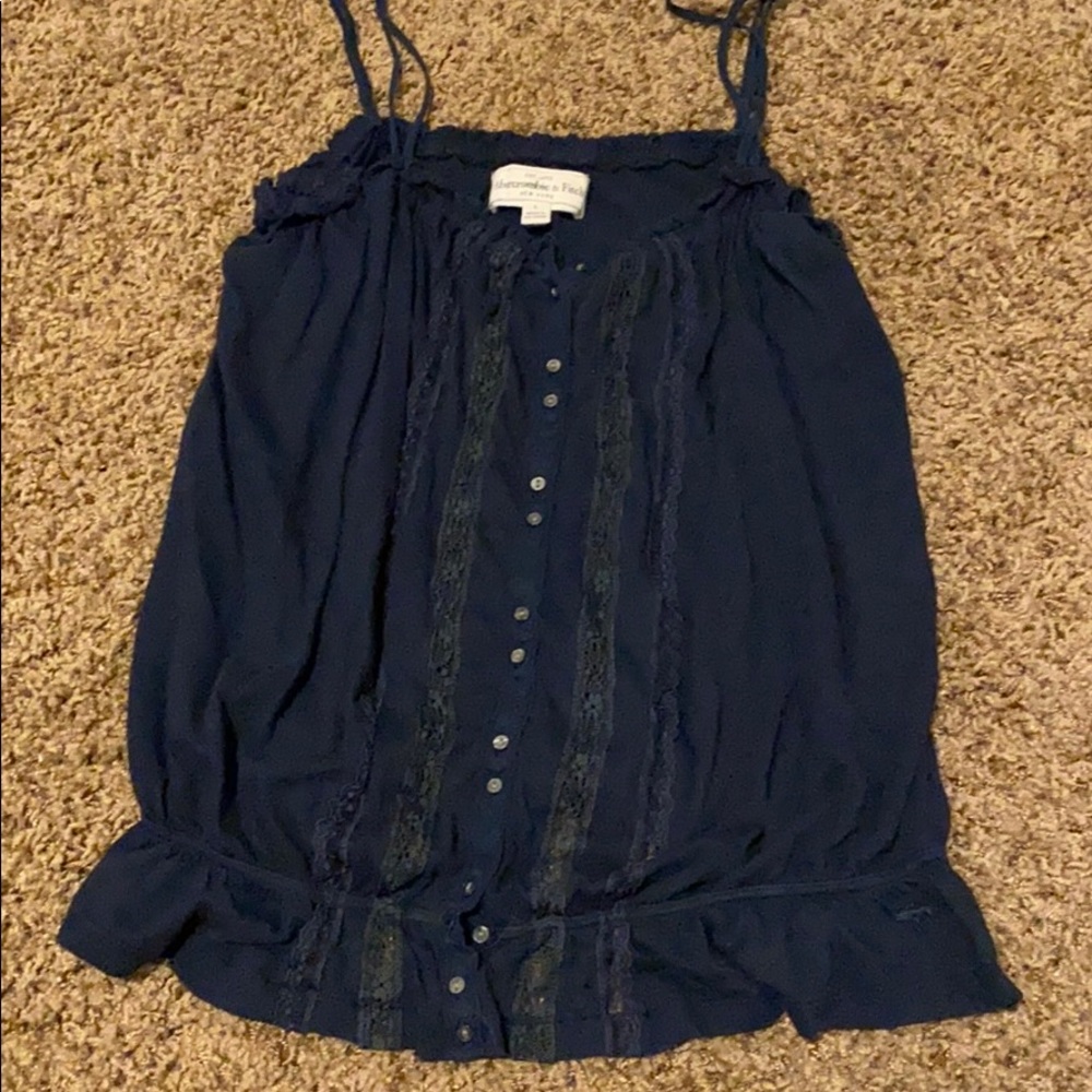 Dark blue tank top